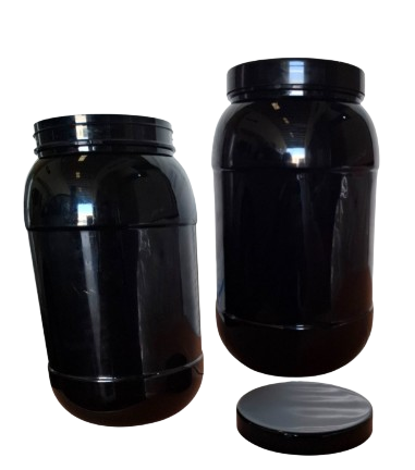 Black PET Protein Jars in Bahrain