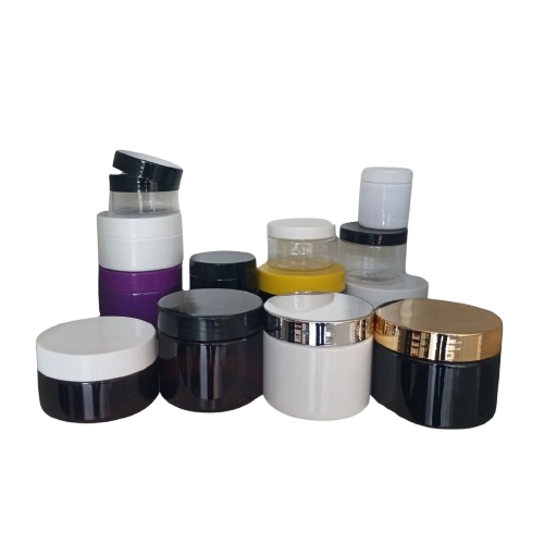 Cosmetic Glossy PET Jars in Bahrain